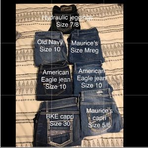 Women’s capris/jeggings/jeans